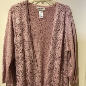 ALFRED DUNNER 2X PINK SWEATER